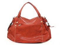 PVC Fashion Handbag. Top zipper closing. Front and Back zipper pockets. Center divider & shoulder strap
