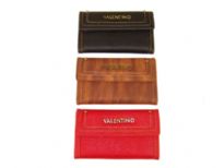Original Valentino PU Wallet. Made from fabric and a distressed pattern.