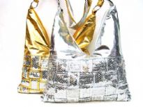 Metallic Sequin Evening Bag