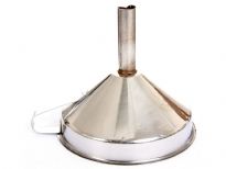 Stainless steel 13 cm Funnel. Made in India