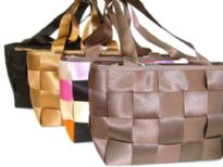 Designer Inspired Poly Weave Handbag