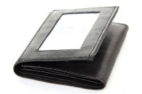 Carry your money in style. This is a genuine leather Tri-fold double bill mens wallet. The leather is hand-crafted and very soft to the touch. As this is genuine leather, please be aware that there will be some small creases and nicks in the leather but the wallet are all brand new. 
