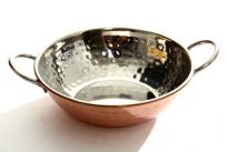 Stainless Steel Cooper Plated Balti Dish