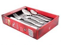 Stainless Steel 20 pieces cutlery set. Hand Buffed and Hand Polished. Made in India