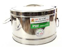 Stainless Steel 7.5 Litre hot pot with Puf insulation
