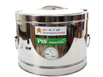 Stainless Steel 10 litre hot pot with Puf insulation