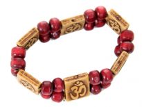 Extendable plastic beads bracelet<br> Sold Per Dozen
