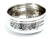 Stainless Steel hammered Moroccan Dish Bowl