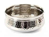 Stainless steel single wall 6 inches (800 ml) Moroccan Dish Bowl. Made in India