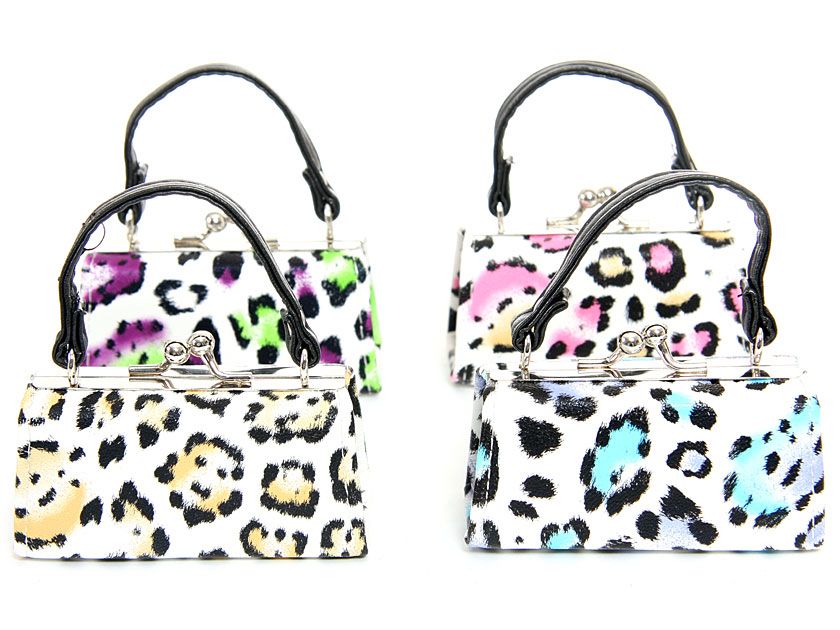 Wholesale Handbags #mp057 Assorted Colors Mini coin Purse Sold Per Dozen