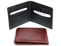 Carry your money in style. This is a genuine leather RFID Blocking bifold mens wallet featuring 4 credit card slots and 1 zipper coin pocket. The wallet features RFID blocking technology to protect your credit card and identity safe. As this is genuine leather, please be aware that there will be some small creases and nicks in the leather but the wallet are all brand new.