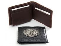 Carry your money in style. This is a lizard embossed genuine leather Western Style mens wallet. As this is genuine leather, please be aware that there will be some small creases and nicks in the leather but the wallet are all brand new. 