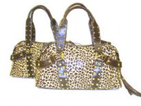 Soft Leopard Print PU Handbag