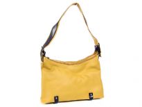 PVC Double zipper closing fashion handbag.