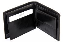 Carry your money in style. This is a genuine soft leather double bill bifold wallet. It has 2 credit card slots, 2 ID windows, 1 snap lock coin slot. As this is genuine leather, please be aware that there will be some small creases and nicks in the leather but the wallet are all brand new. 