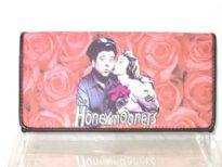 Roses Couple Check Book wallet