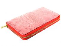 Animal embossed PVC all round zipper ladies wallet