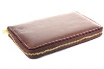 All round zipper PU ladies wallet