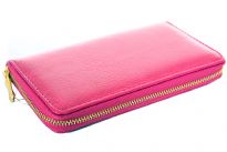 All round zipper PU ladies wallet