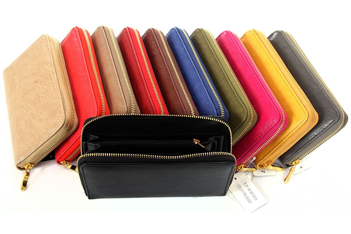 My Uncle Is Single Womens Genuine Leather Wallet Zip Around Wallet Clutch Wallet Coin Purse 