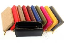 This is a perfect wallet for women. Zip around womens wallet with 8 credit card slots, 3 compartments, one zipper section for privacy/coins.