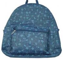 Printed denim Back Pack