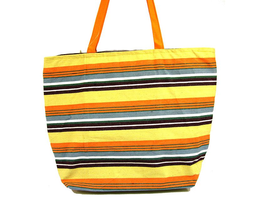 Wholesale Handbags #1306-609 Printed Canvas Shoulder Bag Top zipper Closing