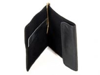 Genuine Leather Bi-Fold Men wallet/money clip