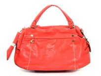 PVC Fashion Handbag. Top zipper closing. Front and Back zipper pocket. Center divider and shoulder strap.