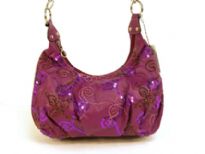 Sequined & Embroidered PU Special Occasion Handbag