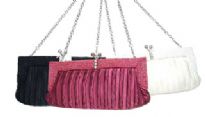 Hand Beaded Metal Frame Evening bag