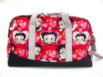 Betty Boop Pink Heart Duffle B