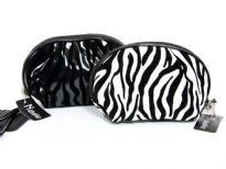 Animal Print cosmetic bag.