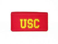 Nylon Collegiate Licensed Wallet. Made from faux leather. 