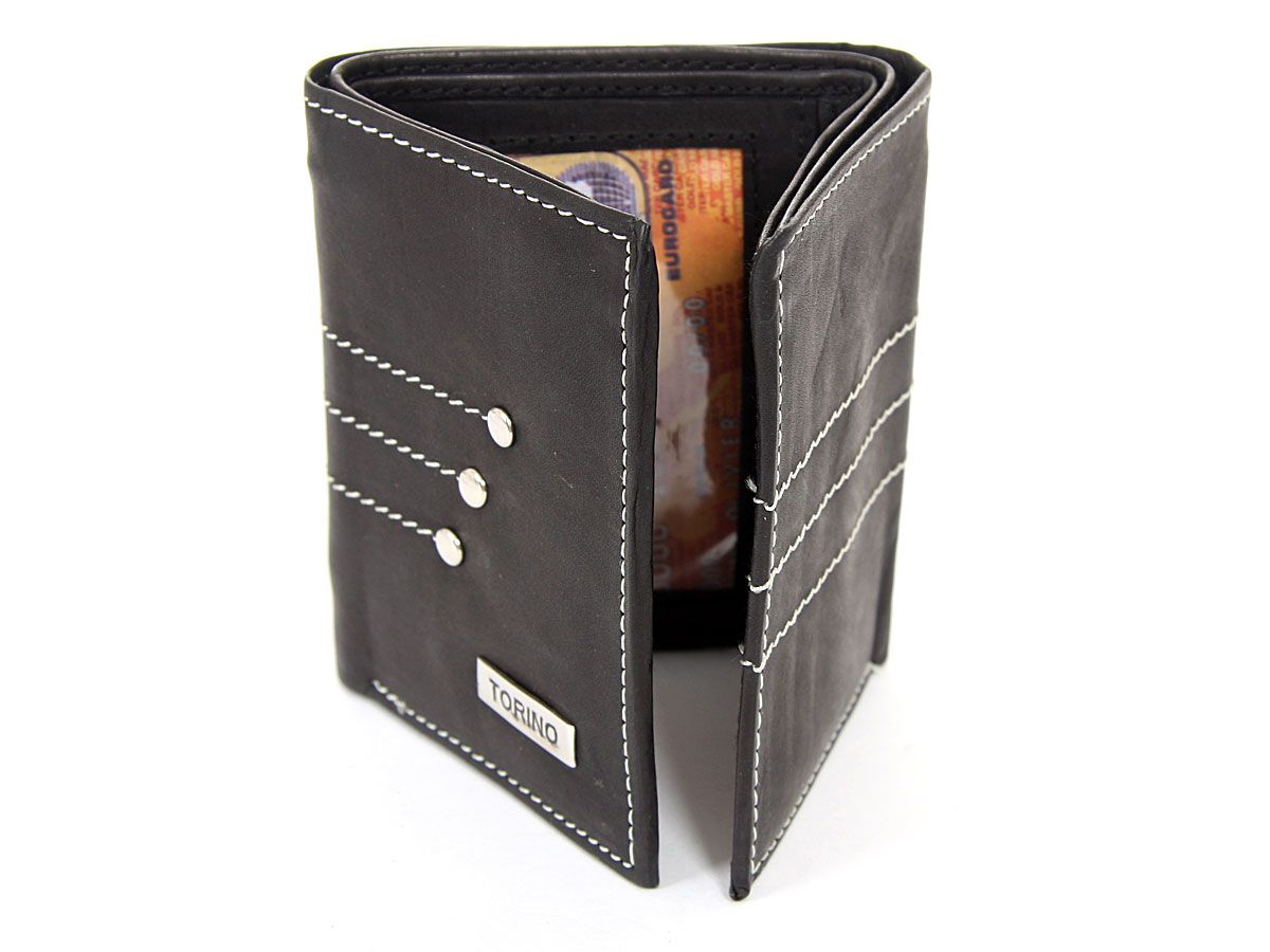 Wholesale Handbags #518-a Genuine Leather tri-fold wallet