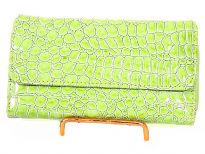 Alligator embossed PVC ladies wallet