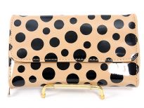 PVC Ladies Polka dot check Book wallet