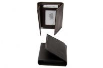 Genuine Leather tri-fold men wallet