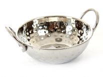 Stainless Steel Balti Dish - Hammered by Hand