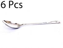 13-Inch Basting Spoon with Stainless Steel Handle, is a necessary item for any kitchen. Due to its 18-8 stainless steel construction the handle is extremely durable. This basting spoon has a holed end for hanging.
