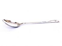 Stainless Steel 13 inches Basting Spoon.Thickness: 1.2 mmWeight: 106 gms.