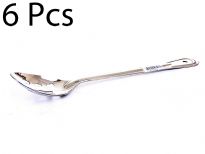 13-Inch Basting Spoon with Stainless Steel Handle, is a necessary item for any kitchen. Due to its 18-8 stainless steel construction the handle is extremely durable. This basting spoon has a holed end for hanging.