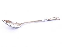 Stainless Steel 13 inches Perforated Basting Spoon.Thickness:1.2 mmWeight: 104 gms.