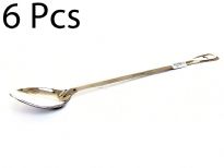 18-Inch Basting Spoon with Stainless Steel Handle, is a necessary item for any kitchen. Due to its 18-8 stainless steel construction the handle is extremely durable. This basting spoon has a holed end for hanging.