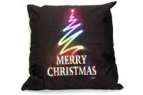 Christmas Sofa Cushion with LED lights. Batteries not included.