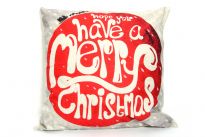 Christmas Sofa Cushion with LED lights. Batteries not included.