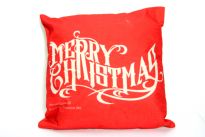 Christmas Sofa Cushion with LED lights. Batteries not included.