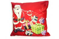 Christmas Sofa Cushion with LED lights. Batteries not included.