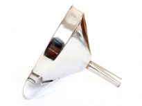 Stainless Steel 15 cm funnel. Made in India.
