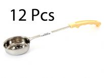 Stainless Steel 3 Oz. Food Portioner, Perforated, Ivory.Thickness: 0.9 mm Weight: 90 gms Length: 13 inches